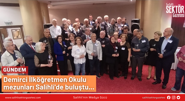 Demirci lkretmen Okulu mezunlar Salihli'de bulutu...